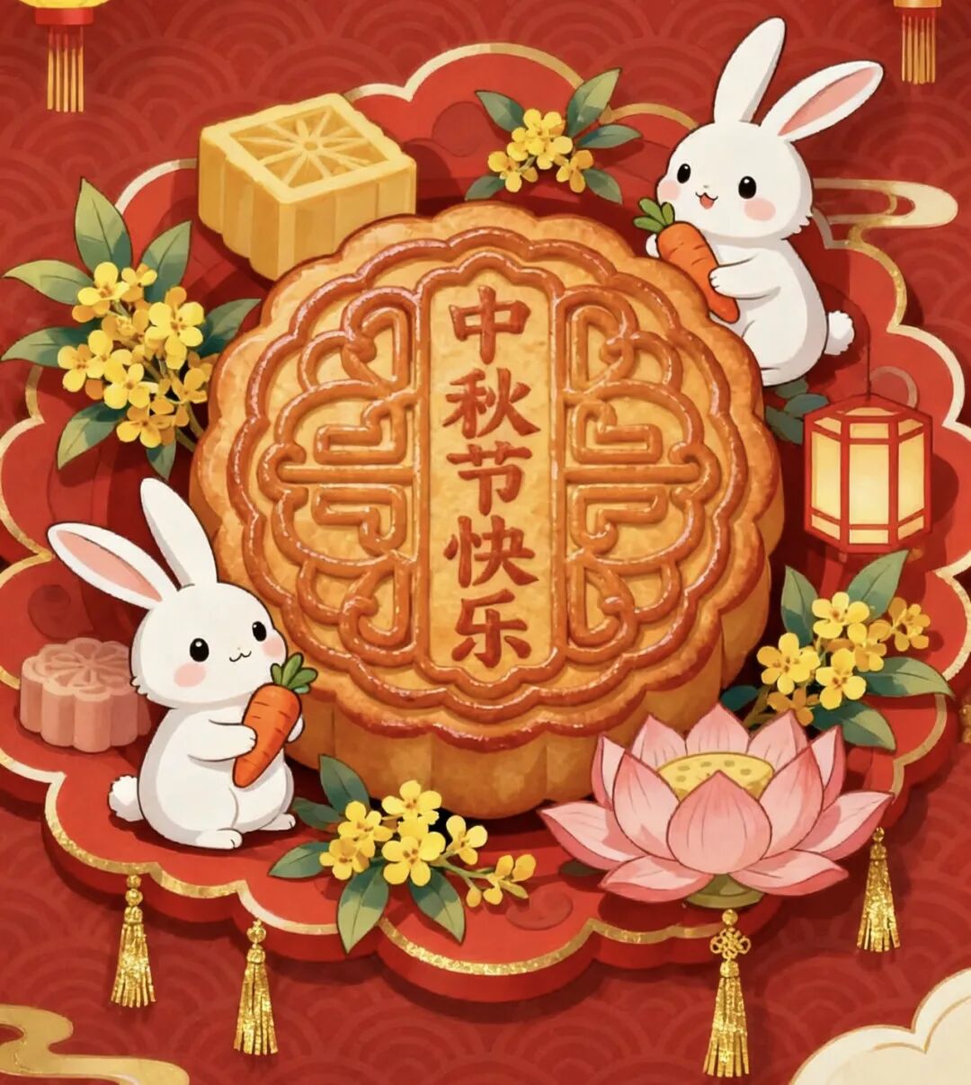 中 秋 节 快 乐 ！